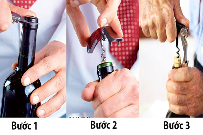 phục vụ rượu vang